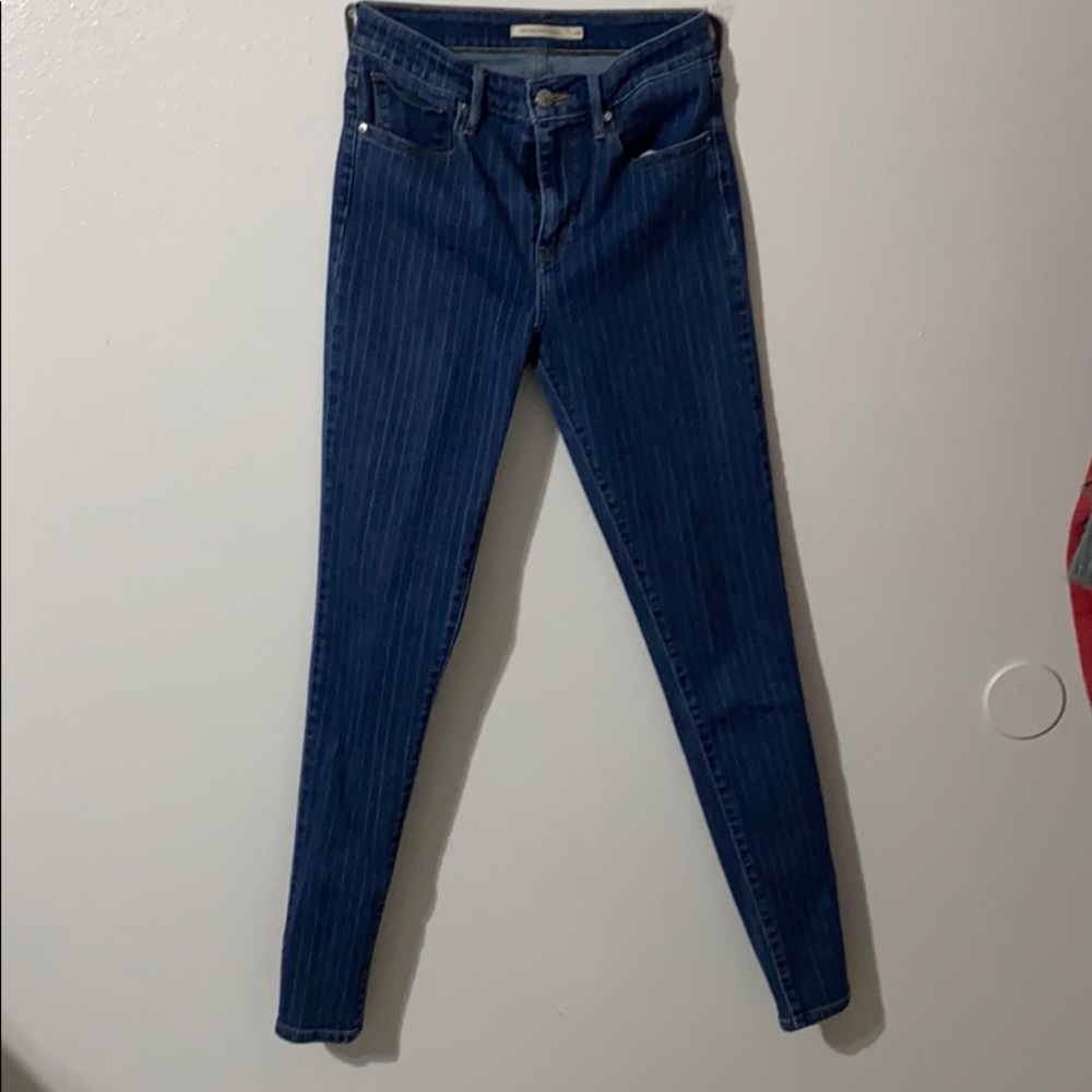 Striped Levi Jeans